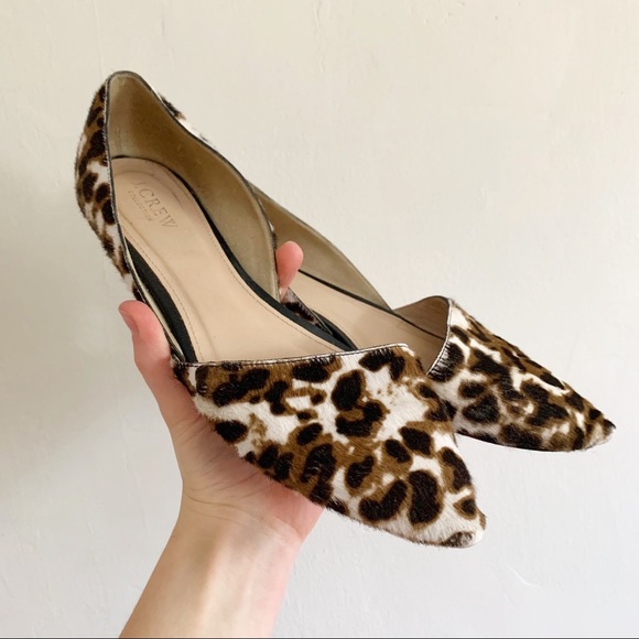 J. Crew Shoes - J. Crew Collection • leopard Sloan Dorsay flats 8